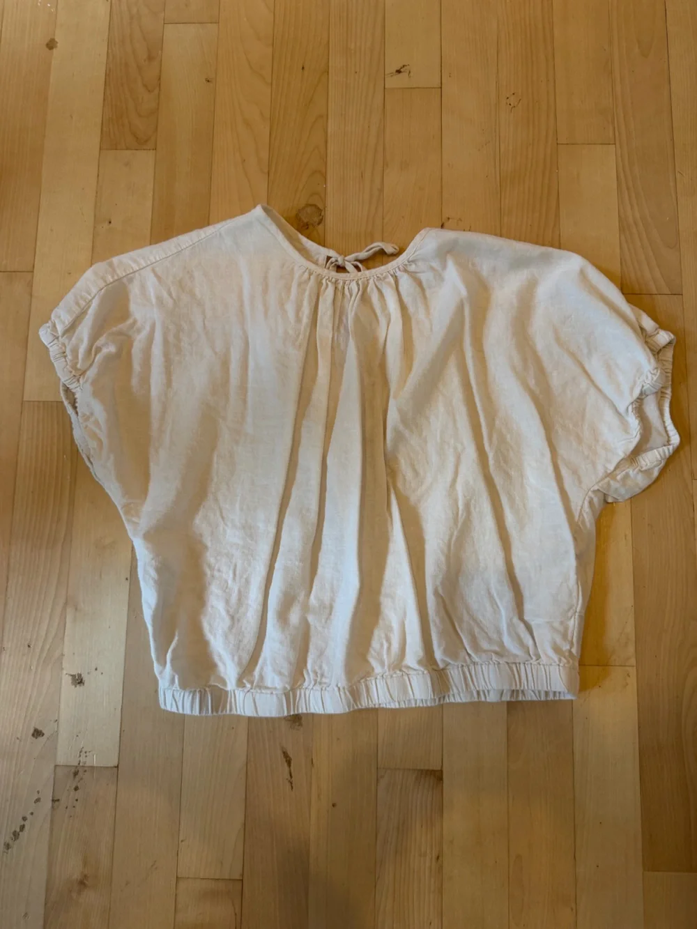 Madewell Ivory Puff-Sleeve Women’s Top
